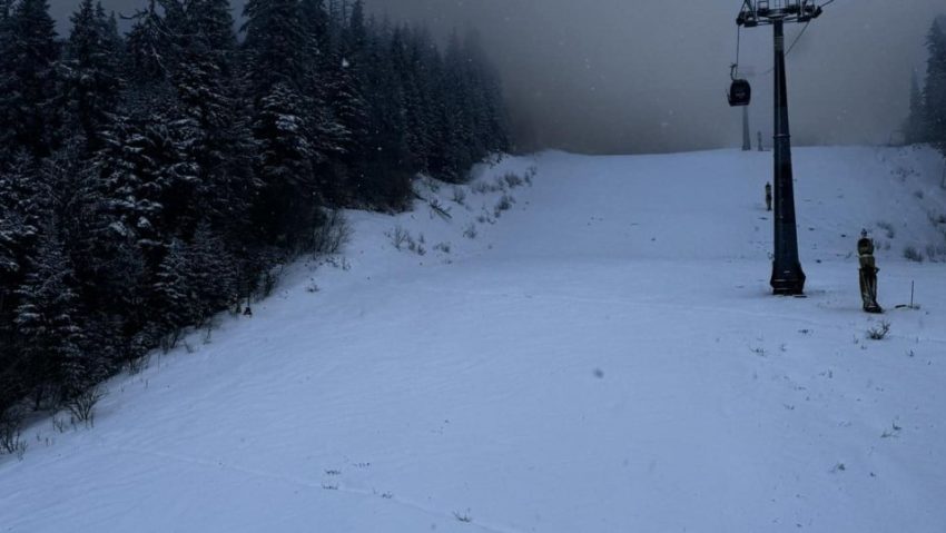 Condiții excelente de schi, în weekend, în Poiana Brașov