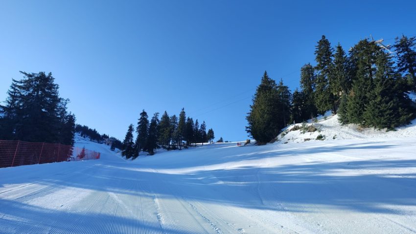 Zăpadă proaspătă, pe pârtiile din Poiana Brașov