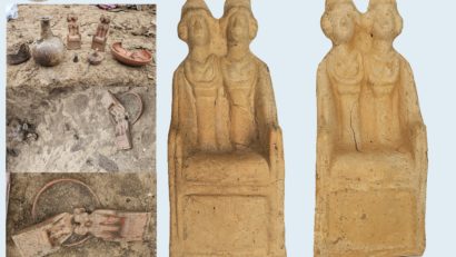 CONSTANȚA: Statuete de teracotă descoperite la Tomis, exponatele lunii martie la MINAC