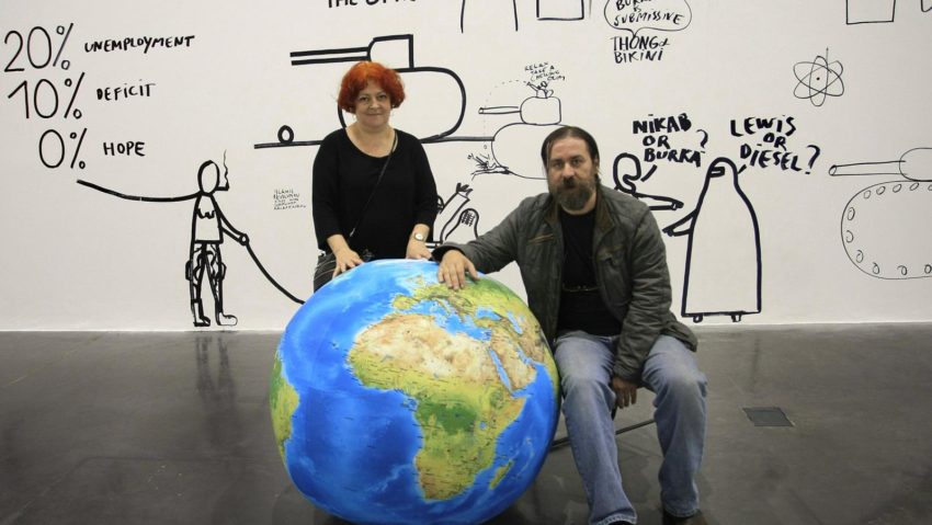 Artist Talk cu Lia Perjovschi și Dan Perjovschi, la Muzeul de Artă Brașov