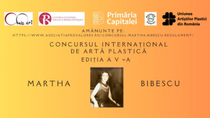 Au început înscrierile pentru cea de-a 5-a ediție a Concursului de Artă Plastică “Martha Bibescu”