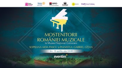 “Moștenitorii României muzicale”: Soprana Aida Pascu și pianistul Gabriel Gîțan, într-un recital-eveniment