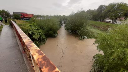 Atenționare de inundații în Maramureș și Satu Mare
