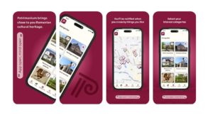 Patrimonium, aplicație de mobil cu obiectivele turistice din preajmă