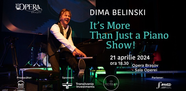 Concert extraordinar „It’s More Than Just a Piano Show!”, pe scena Operei Brașov