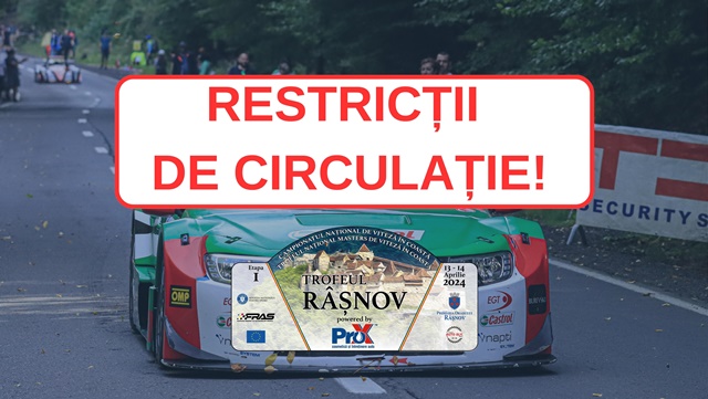 Trofeul Râșnov restricționează circulația între Râșnov și Poiana Brașov