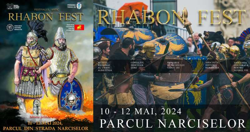 GORJ: Începe Rhabon Fest la Târgu Jiu, cu tabere antice, lupte de gladiatori, târg de sclavi şi concerte