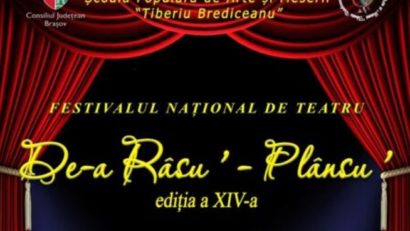 BRAȘOV. Festivalul Național de Teatru „De-a râsu’ – plânsu’”, la Școala Populară de Arte și Meserii „Tiberiu Brediceanu”