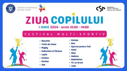 ANS marchează Ziua Copilului pe stadionul Arcul de Triumf