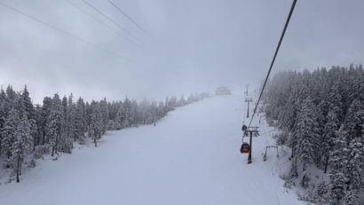 Condiții excelente pentru schi în Poiana Brașov