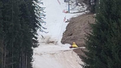 Se schiază în condiții de primăvară în Poiana Brașov