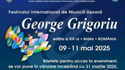 BRĂILA: Holograf, Marcel Pavel și Raluka vor susține recitaluri la Festivalul Internațional ‘George Grigoriu’