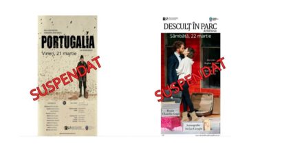 BRAȘOV: Spectacole suspendate la Teatrul Sică Alexandrescu