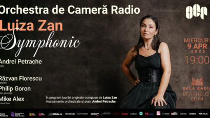 Luiza Zan, în primul concert simfonic la Sala Radio