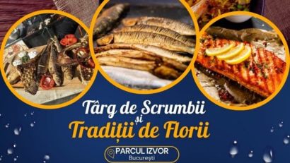 BUCUREȘTI: Târg cu scrumbii, de Florii, în Parcul Izvor