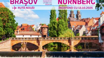 Nürnberg, noua destinație disponibilă de la Aeroportul Internațional Brașov