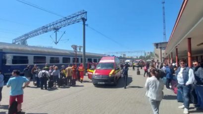 Traficul feroviar în Gara Constanţa, temporar reorganizat după coliziunea dintre două trenuri