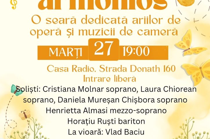 Armoniile primăverii, concert la Radio România Cluj Armoniile primăverii, concert la Radio România Cluj