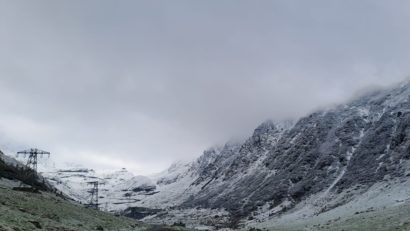 Nou strat de zăpadă, depus în zona alpină a Munților Făgăraș