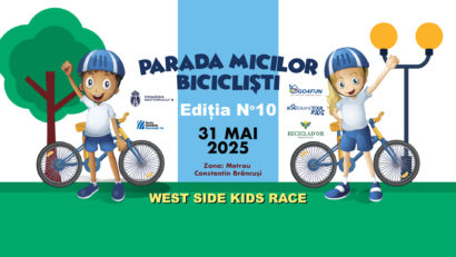 BUCUREȘTI: Parada Micilor Biciclişti West Side