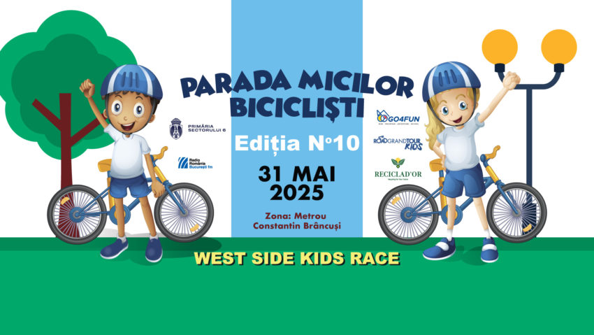 BUCUREȘTI: Parada Micilor Biciclişti West Side BUCUREȘTI: Parada Micilor Biciclişti West Side