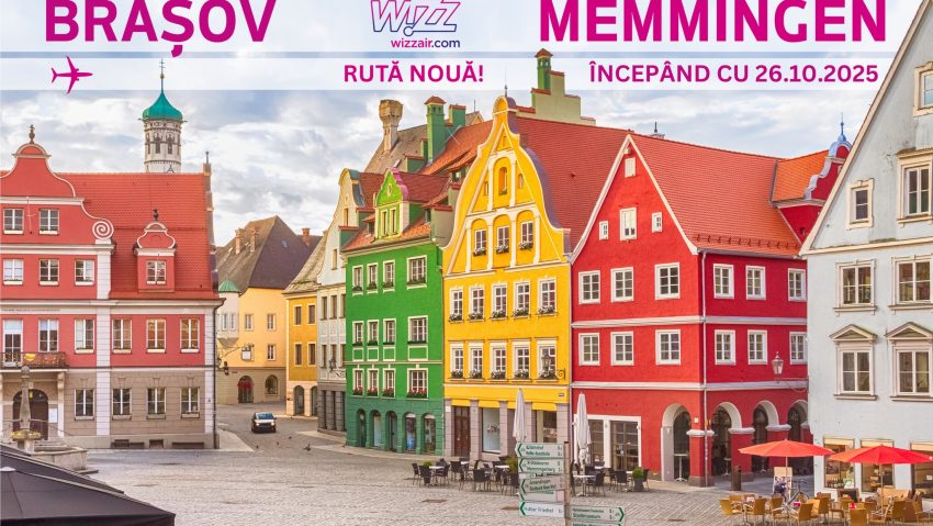 Memmingen, o nouă destinație de pe Aeroportul Internațional Brașov Memmingen, o nouă destinație de pe Aeroportul Internațional Brașov