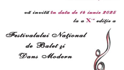 Festivalul „În pași de dans spre INFINIT” aduce peste 300 de tineri dansatori la Târgu Jiu