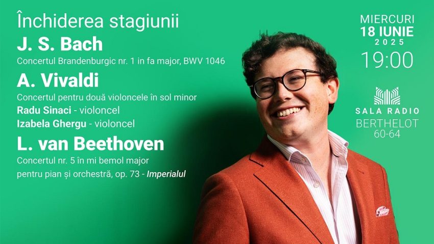 Doi invitați britanici la închiderea stagiunii Orchestrei de Cameră Radio Doi invitați britanici la închiderea stagiunii Orchestrei de Cameră Radio