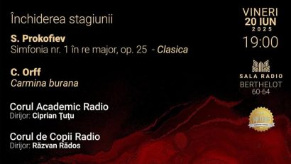 Carmina Burana închide stagiunea la Sala Radio