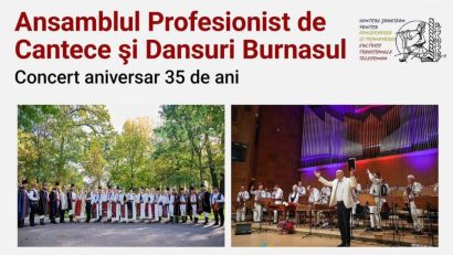 35 de ani pentru Ansamblul de Cântece și Dansuri Burnasul, aniversați la Sala Radio