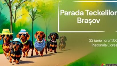 „Parada teckelilor”, la Brașov
