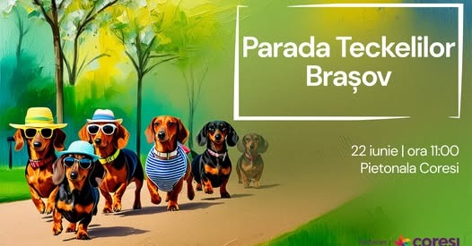 „Parada teckelilor”, la Brașov „Parada teckelilor”, la Brașov