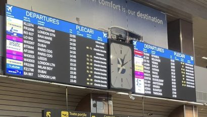 4 zboruri de pe Aeroportul Otopeni, anulate din cauza închiderii spaţiului aerian din Orientul Mijlociu