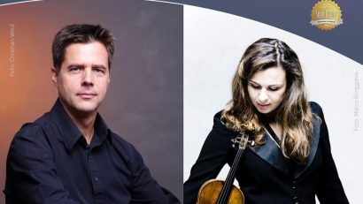 Celebrități pe scena Sălii Radio: violonista Sarah Nemţanu și dirijorul Christoph König