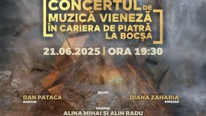 Concert vienez sub cerul liber, în cariera de piatră de la Bocșa