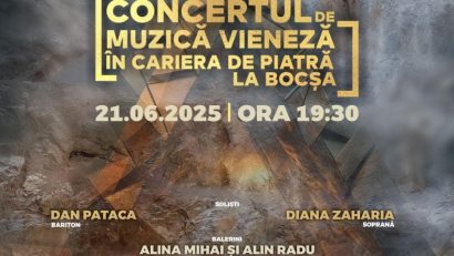 Concert vienez sub cerul liber, în cariera de piatră de la Bocșa
