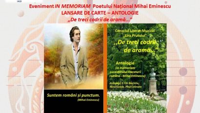 IAȘI: Poetul Mihai Eminescu, omagiat la Muzeul Unirii
