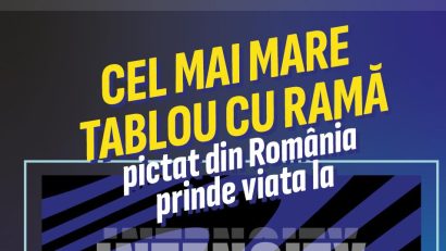 Cel mai mare tablou înrămat din România va fi pictat la Craiova