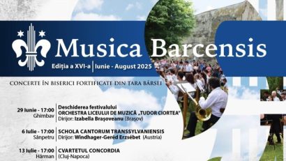 BRAȘOV: Festivalul Musica Barcensis revine la finalul lunii iunie