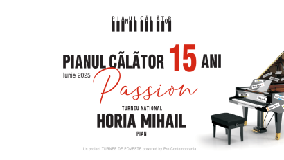 Turneul Pianul Călător – Passion ajunge la Teatrul Național din Caracal
