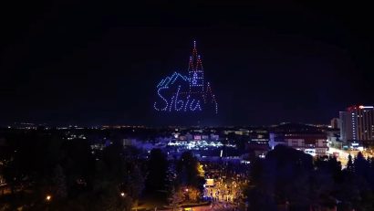 FITS 2025, încheiat cu un spectacol de lumini pe cerul Sibiului