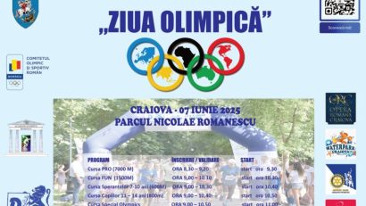 CRAIOVA: „Crosul Ziua Olimpică”, în Parcul Romanescu