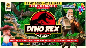 Stațiunea Mamaia găzduiește, în premieră, expoziția „Dino Rex”