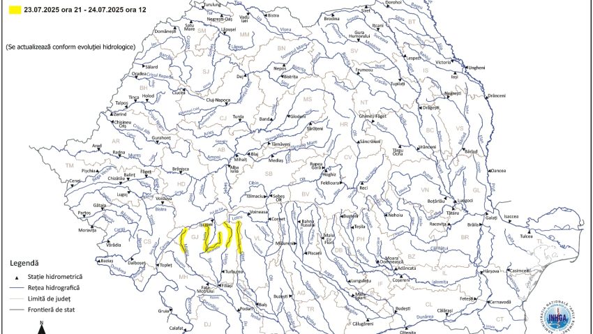 Atenționare pentru cei care pleacă în vacanță spre sud-vestul țării