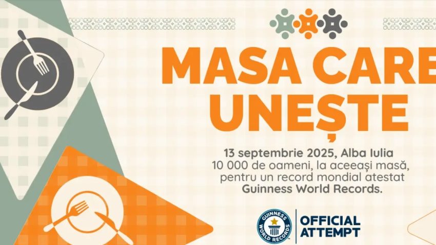 „Masa care Unește”, sâmbătă, la Alba Iulia