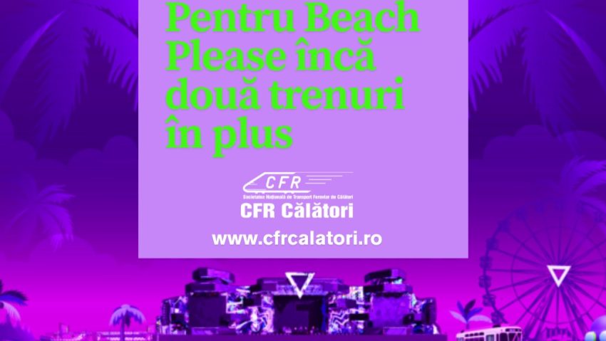 „Beach, Please!”: CFR suplimentează trenurile spre litoral „Beach, Please!”: CFR suplimentează trenurile spre litoral