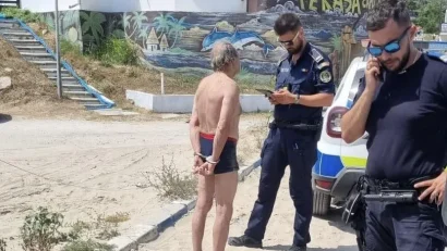 EFORIE NORD: Turist încătușat și amendat, după ce a ignorat avertismentele salvamarilor