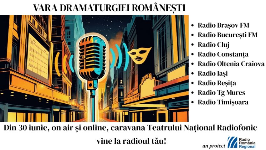 Timp de o săptămână, Caravana Teatrului Radiofonic ajunge pe frecvența București FM