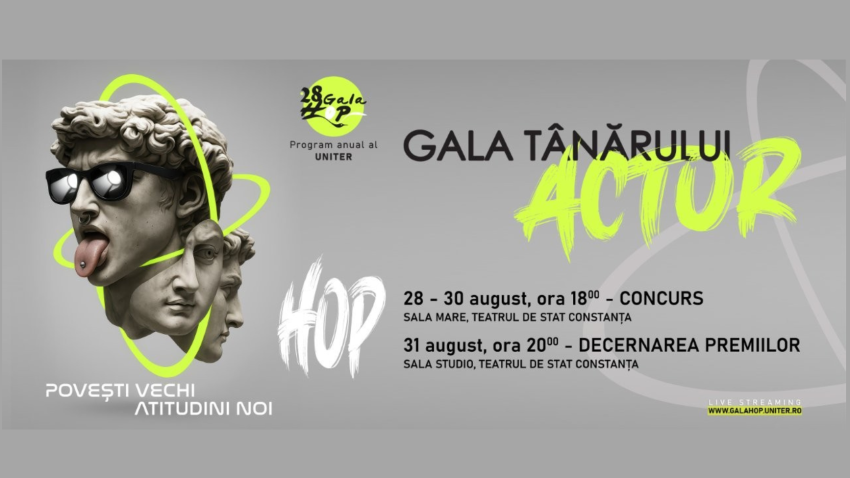 Gala HOP începe astăzi la Teatrul de Stat Constanţa Gala HOP începe astăzi la Teatrul de Stat Constanţa
