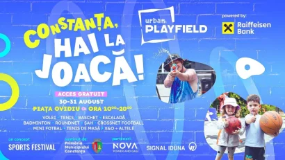 Urban Playfield ajunge în weekend la Constanța